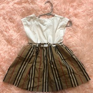 Infant girls AUTHENTIC BURBERRY dress. WORN ONCE.
